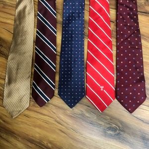 Brooks Brothers Silk Ties Bundle 100% Silk